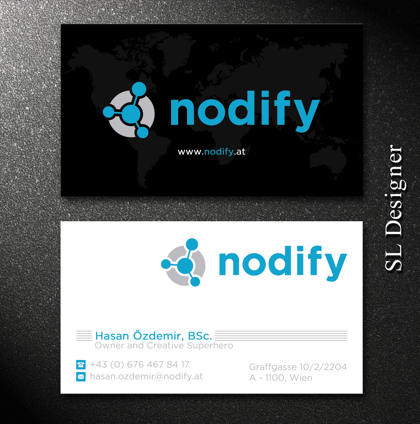 Design de Carte de Visite par SL Designer pour nodify e.U. | Design #12355897