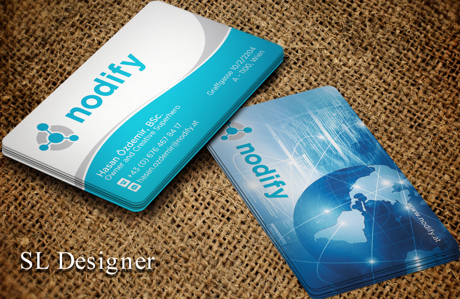 Design de Carte de Visite par SL Designer pour nodify e.U. | Design #12355898