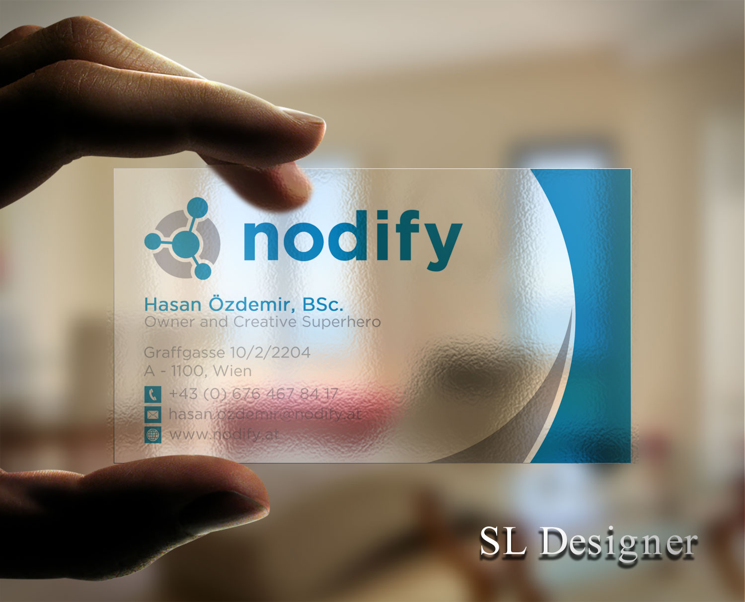 Design de Carte de Visite par SL Designer pour nodify e.U. | Design #12355909