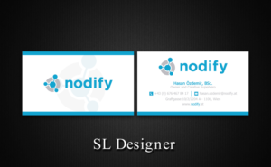 Design de Carte de Visite par SL Designer pour nodify e.U. | Design : #12355914