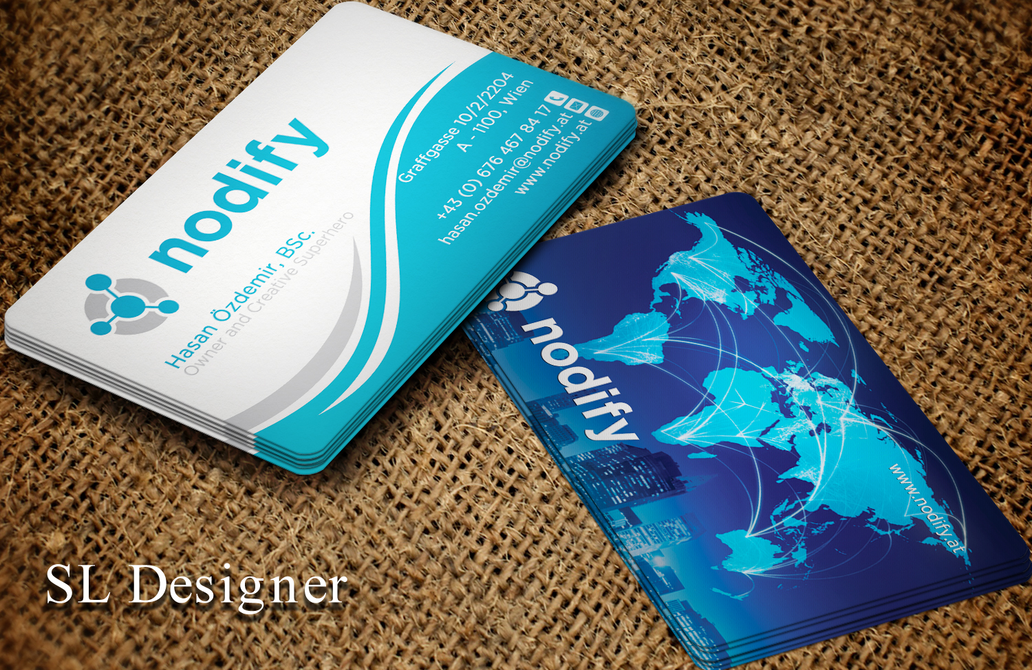 Design de Carte de Visite par SL Designer pour nodify e.U. | Design #12355915