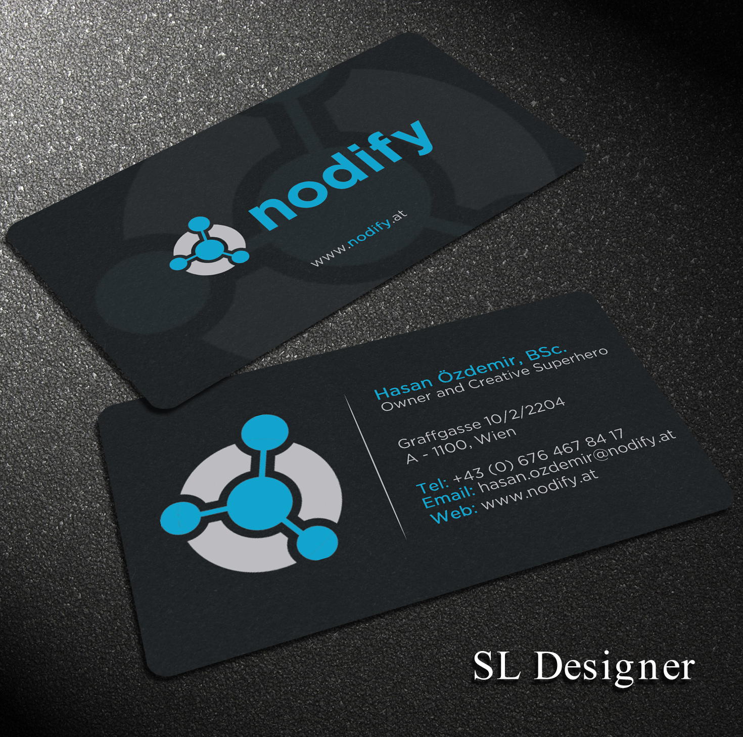 Business Card Design by SL Designer for nodify e.U. | Design #12355917