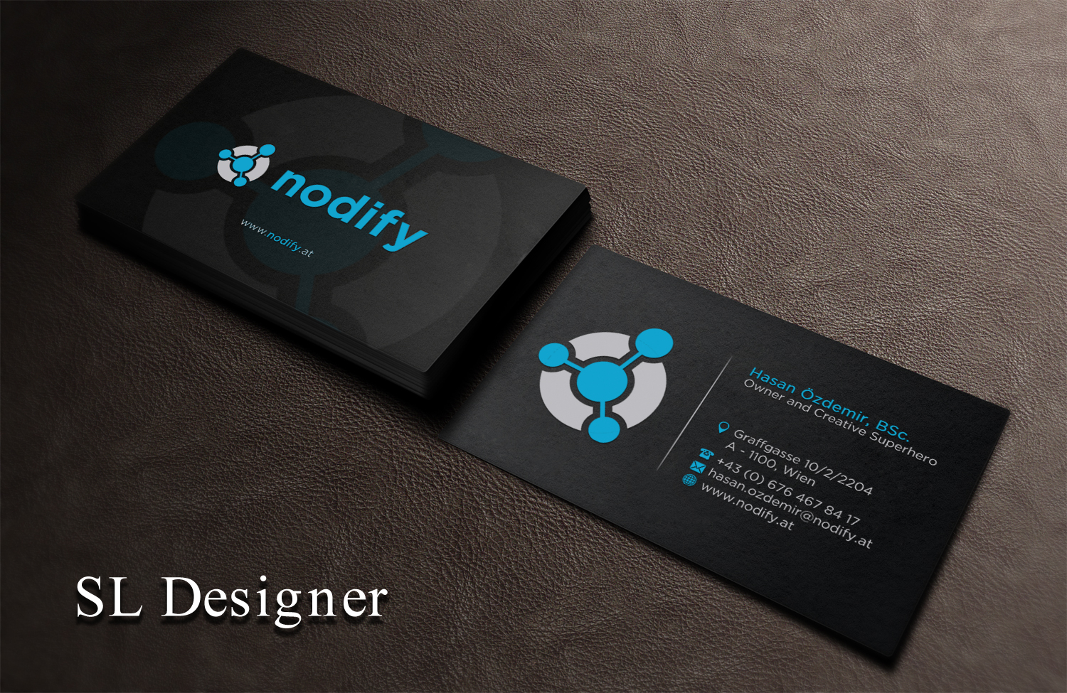 Business Card Design by SL Designer for nodify e.U. | Design #12356072