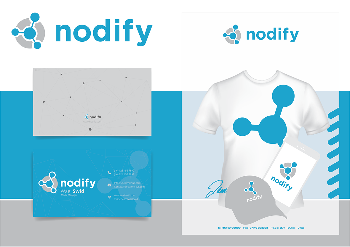Business Card Design by WaelSwid for nodify e.U. | Design #12355098