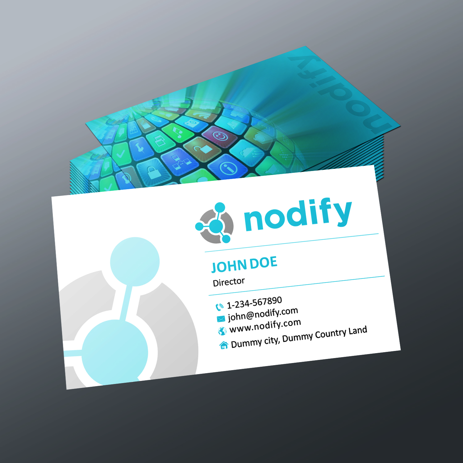 Business Card Design by Creative Jiniya for nodify e.U. | Design #12354897