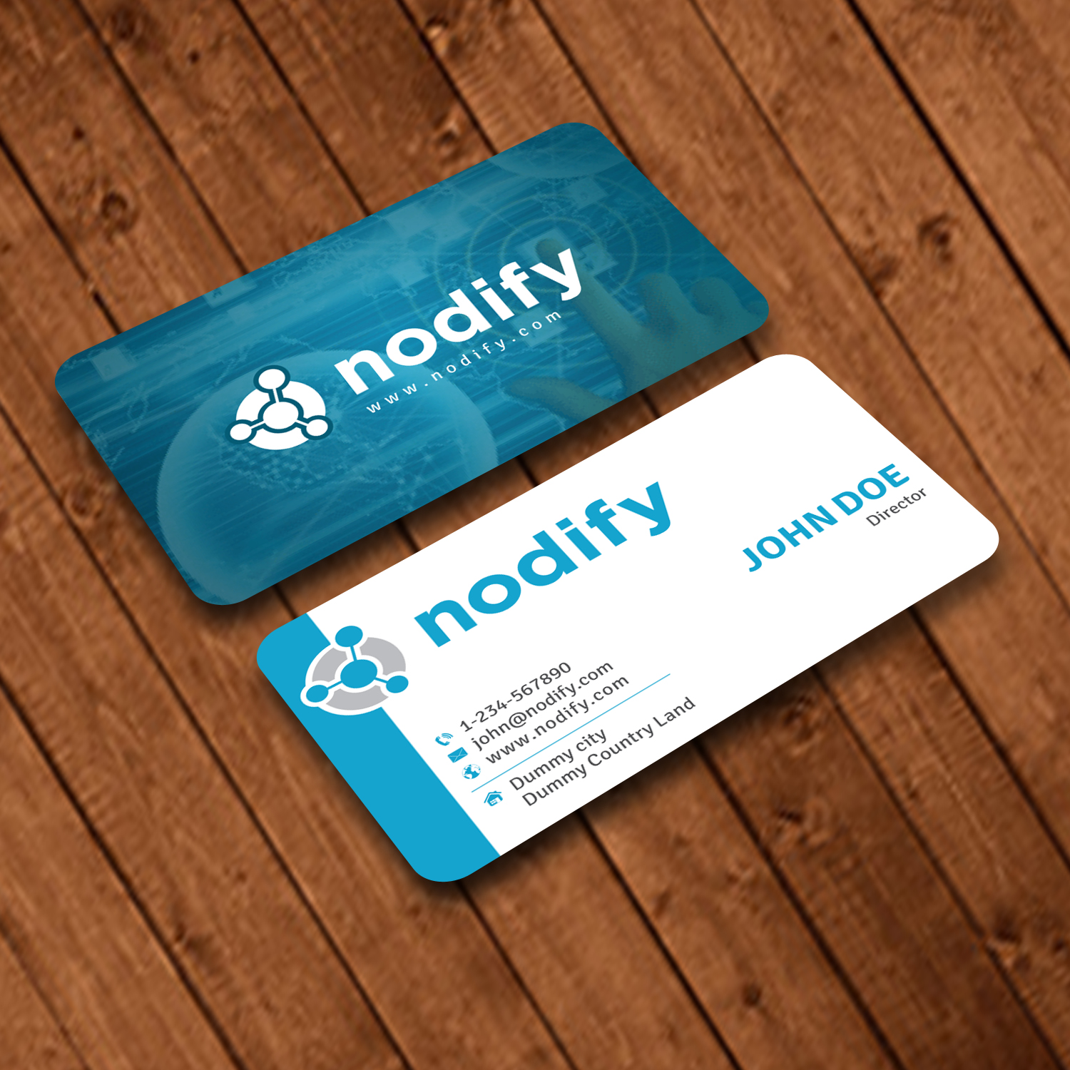 Visitenkarten-Design von Creative Jiniya für nodify e.U. | Design #12354898