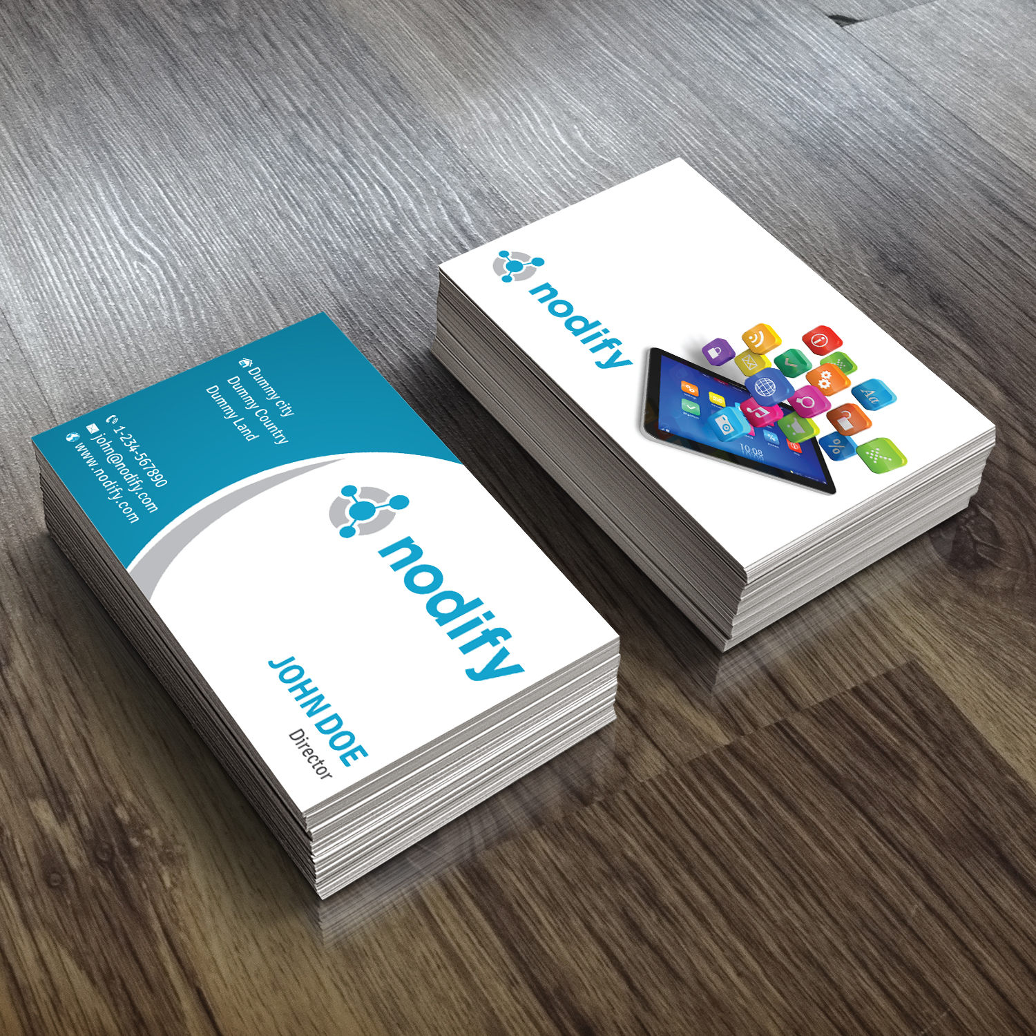 Visitenkarten-Design von Creative Jiniya für nodify e.U. | Design #12354899