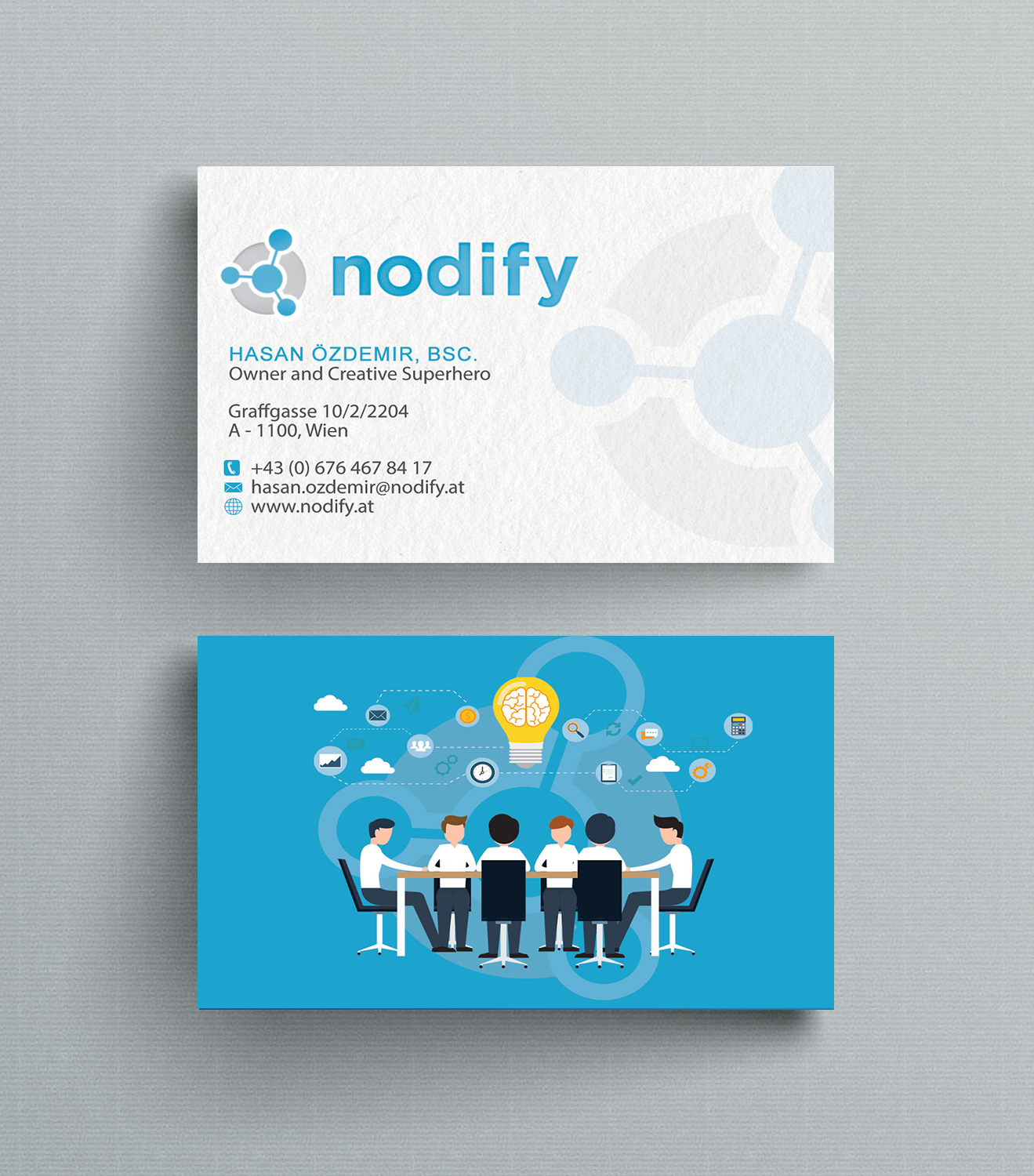 Business Card Design by Designs 2019 for nodify e.U. | Design #12364138