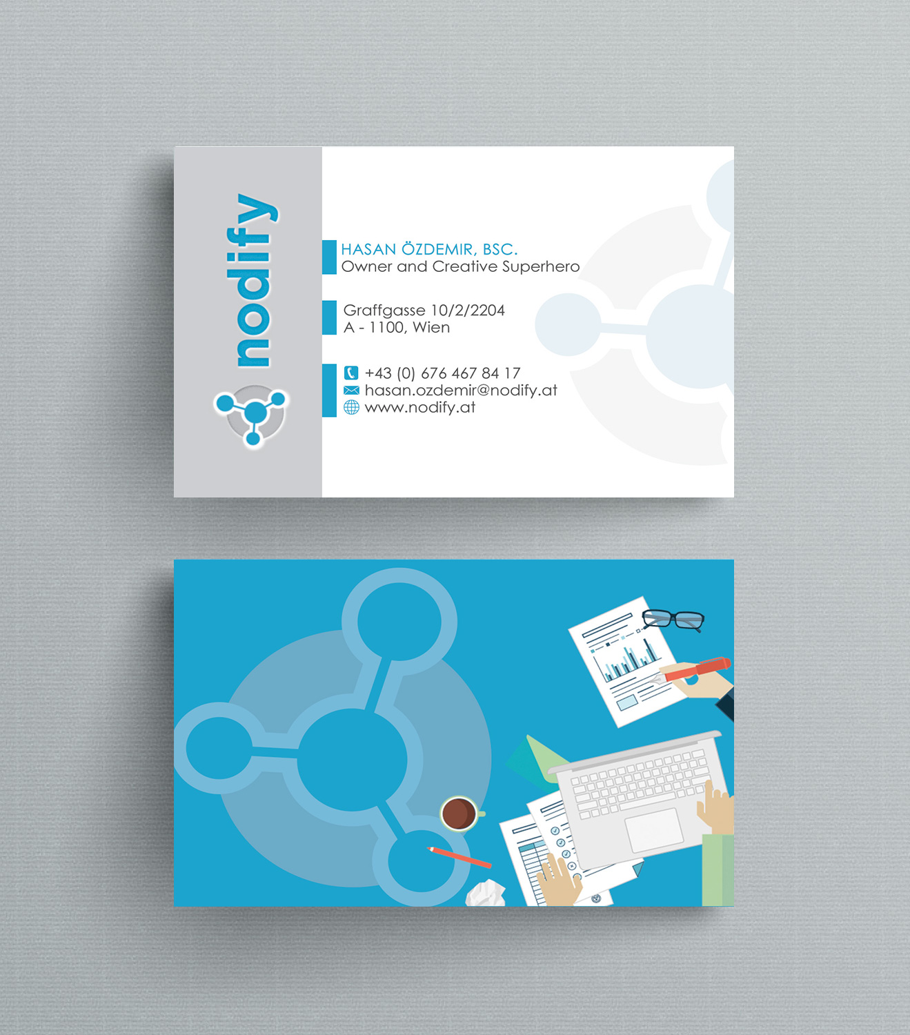 Business Card Design by Designs 2019 for nodify e.U. | Design #12365271