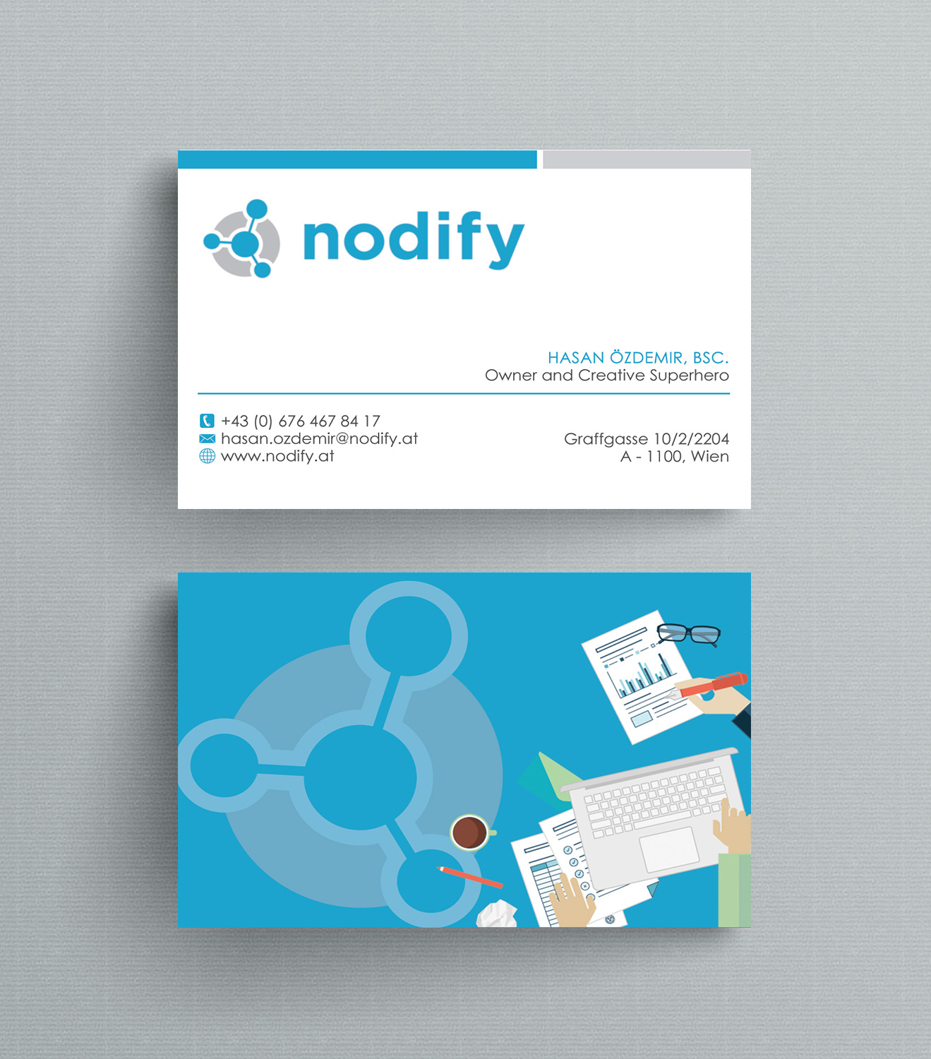 Business Card Design by Designs 2019 for nodify e.U. | Design #12365272