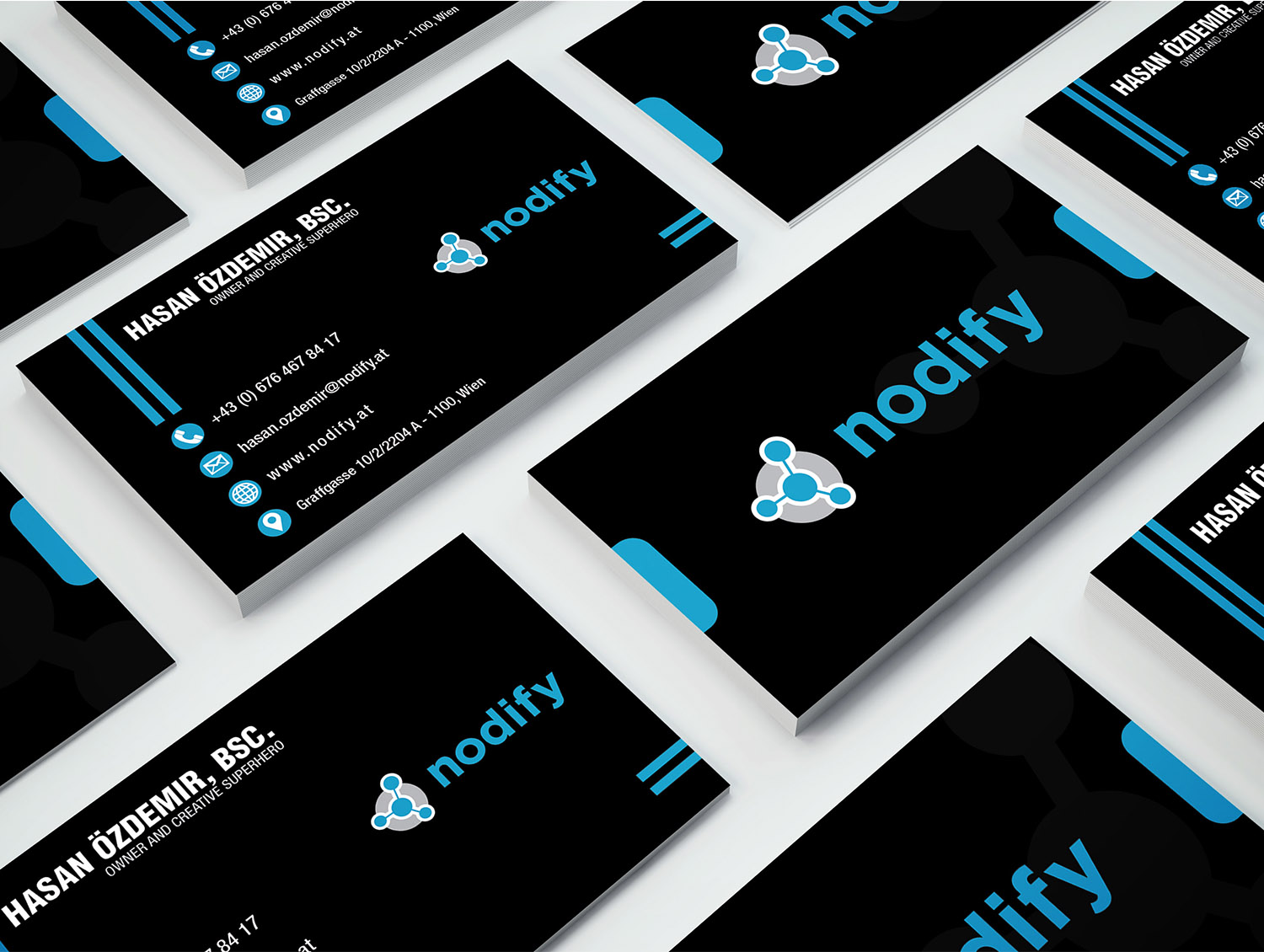 Business Card Design by Asad_designs3 for nodify e.U. | Design #12368815