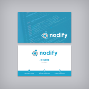 Design de Carte de Visite par deucesofhearts pour nodify e.U. | Design : #12359127