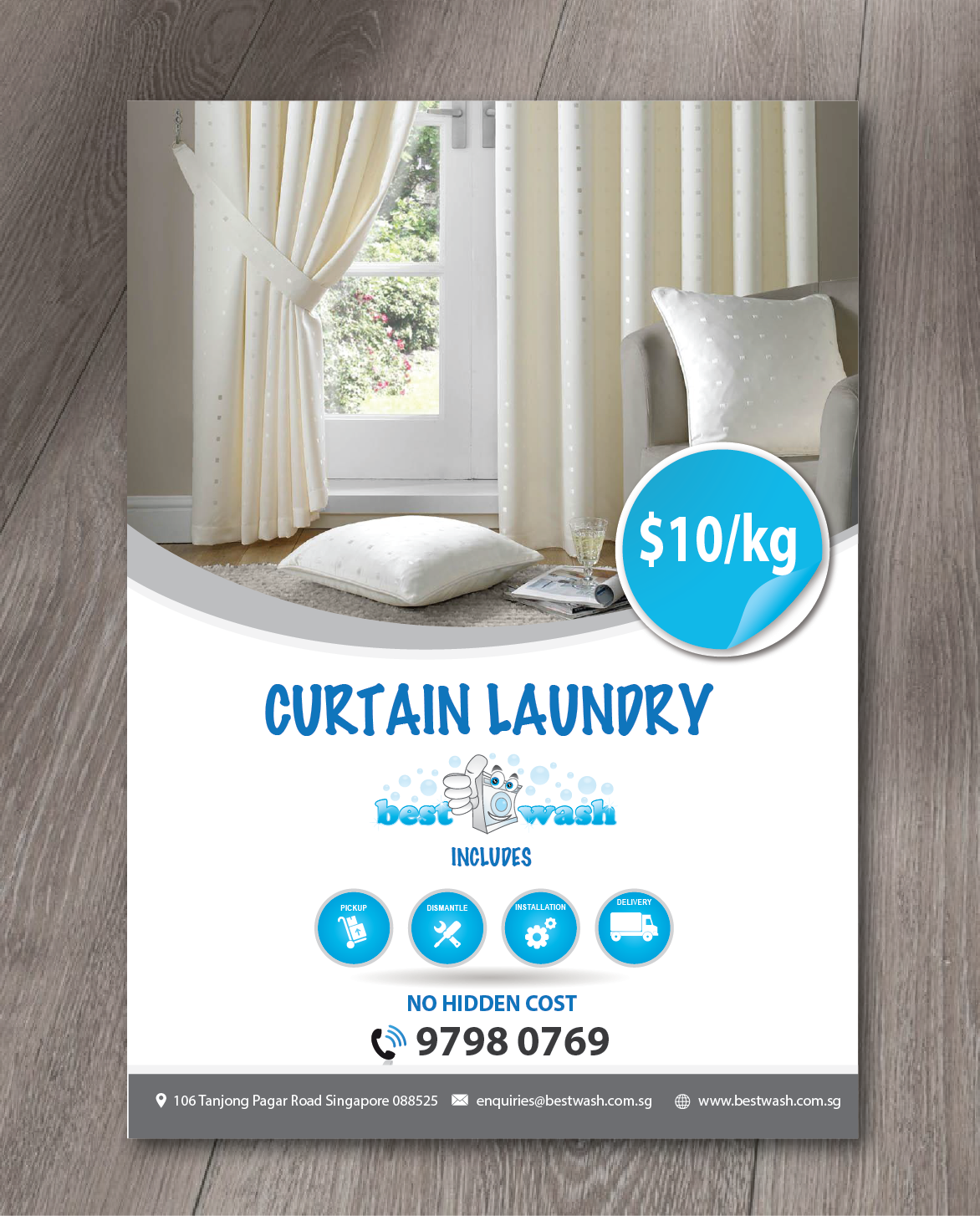 Flyer Design by alex989 for Best Wash | Design #12462903