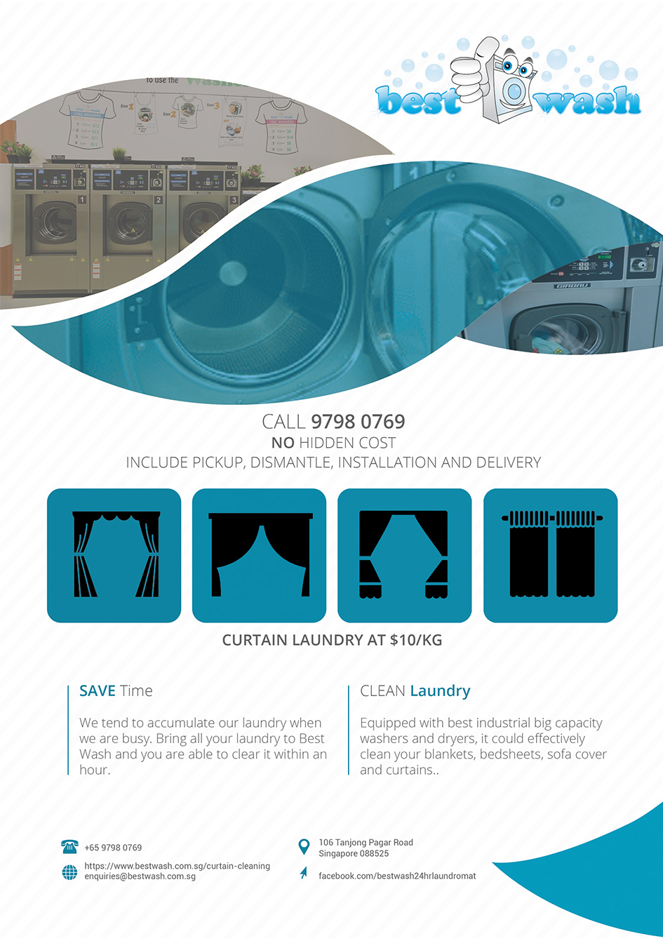 Flyer Design by Felipe Santos for Best Wash | Design #12406072