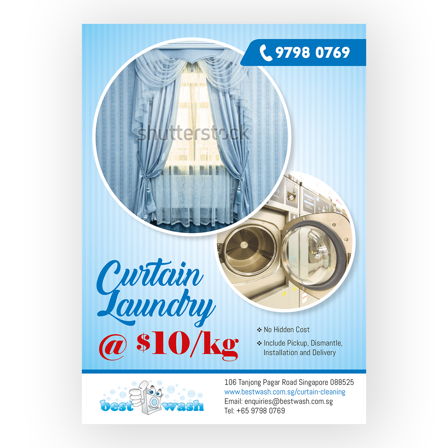 Flyer Design by KreativeDesk for Best Wash | Design #12433638