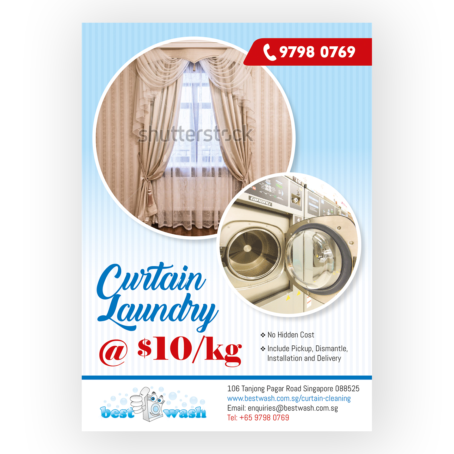 Flyer Design by KreativeDesk for Best Wash | Design #12433869