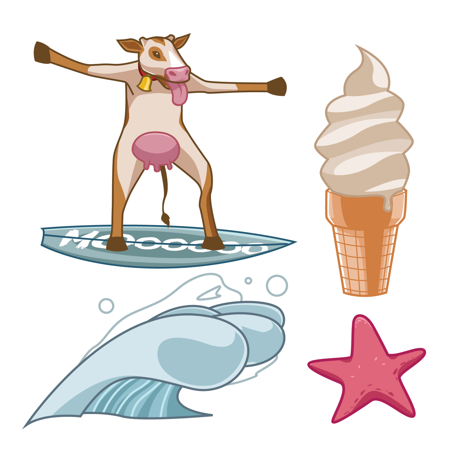 Graphic Design by jancarloramos for Just Beachy Premium Soft Serve Ice Cream | Design #12437704