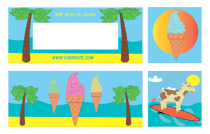 Graphic Design by alex raadik for Just Beachy Premium Soft Serve Ice Cream | Design #12501244