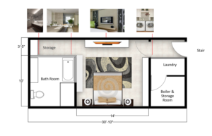 3D Artistic Impressions and Floor Plans for a basement Suite | 3D Design by nafizrahat