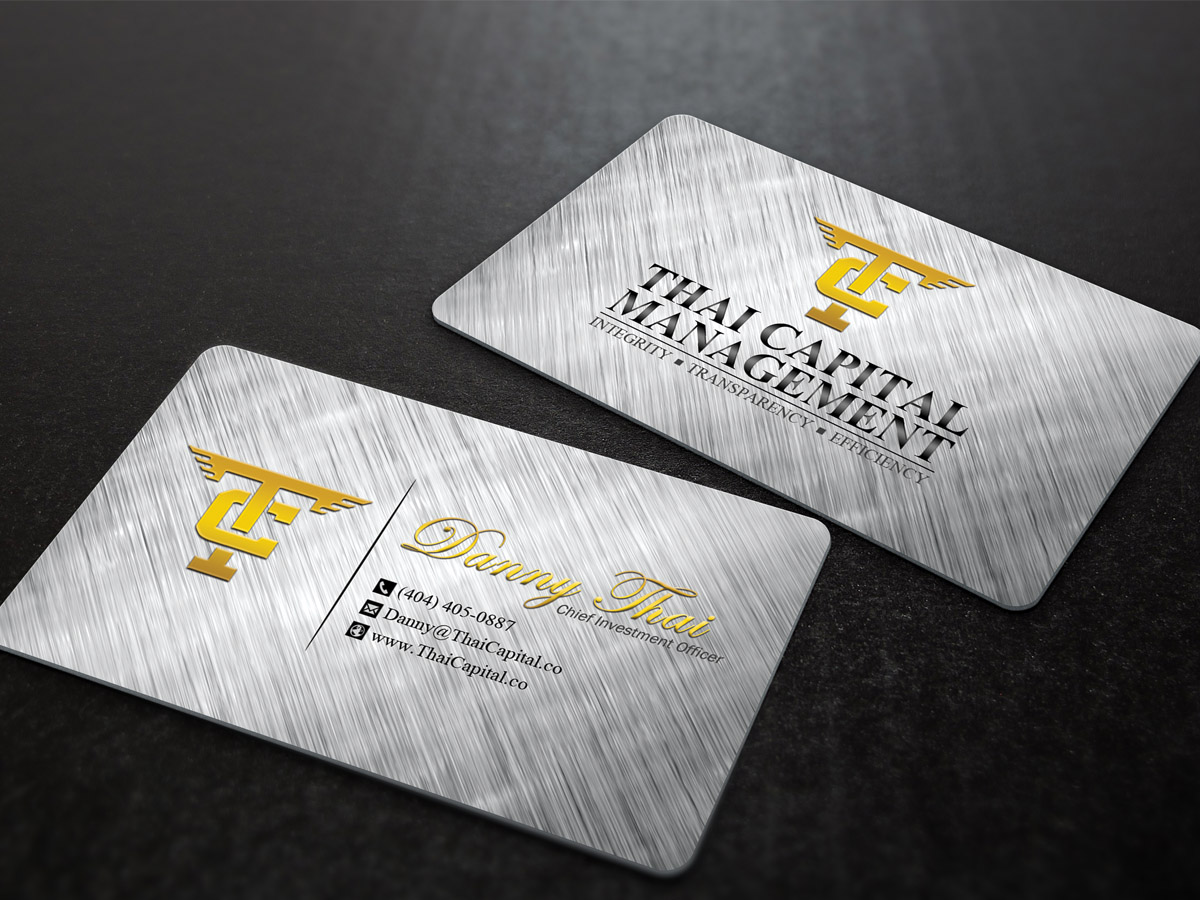 Business Card Design by Sandaruwan for Thai Capital Management | Design #12398709