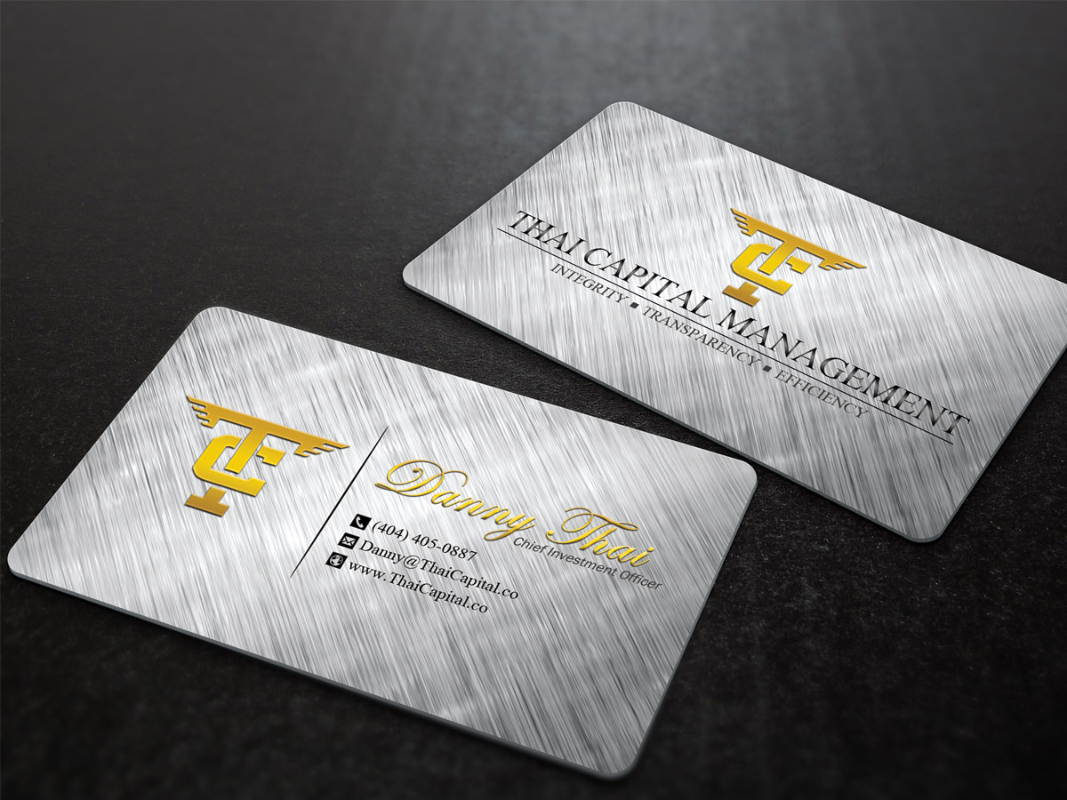 Design de Carte de Visite par Sandaruwan pour Thai Capital Management | Design #12398875