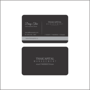 Business Card Design by Tahneit Khan for Thai Capital Management | Design #12370056