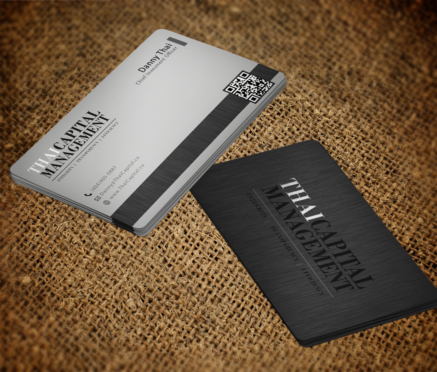 Business Card Design by EWS Webs for Thai Capital Management | Design #12431963