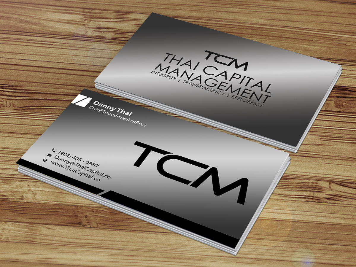 Business Card Design by Creations Box 2015 for Thai Capital Management | Design #12366460