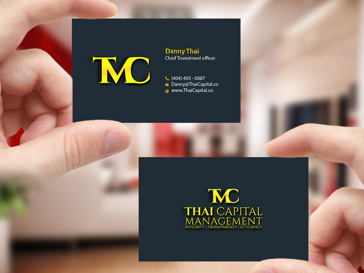 Business Card Design by Creations Box 2015 for Thai Capital Management | Design #12366461