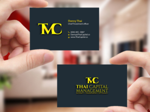 Business Card Design by Creations Box 2015 for Thai Capital Management | Design: #12366461