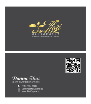 Business Card Design by dianpraditaputri for Thai Capital Management | Design: #12380546