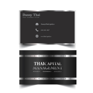 Business Card Design by designerdhyani for Thai Capital Management | Design: #12400444