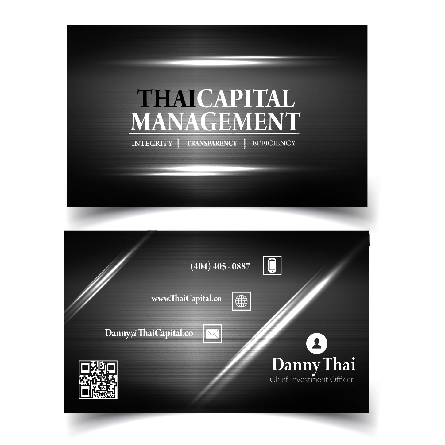 Business Card Design by designerdhyani for Thai Capital Management | Design #12409667