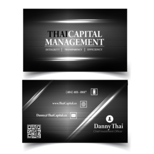 Business Card Design by designerdhyani for Thai Capital Management | Design: #12409667