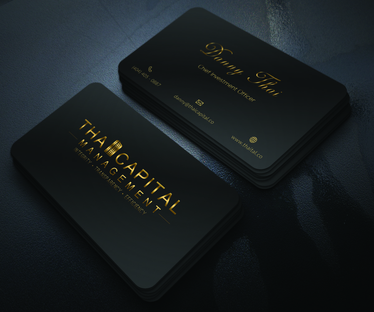 Business Card Design by Graphic Flame for Thai Capital Management | Design #12456358