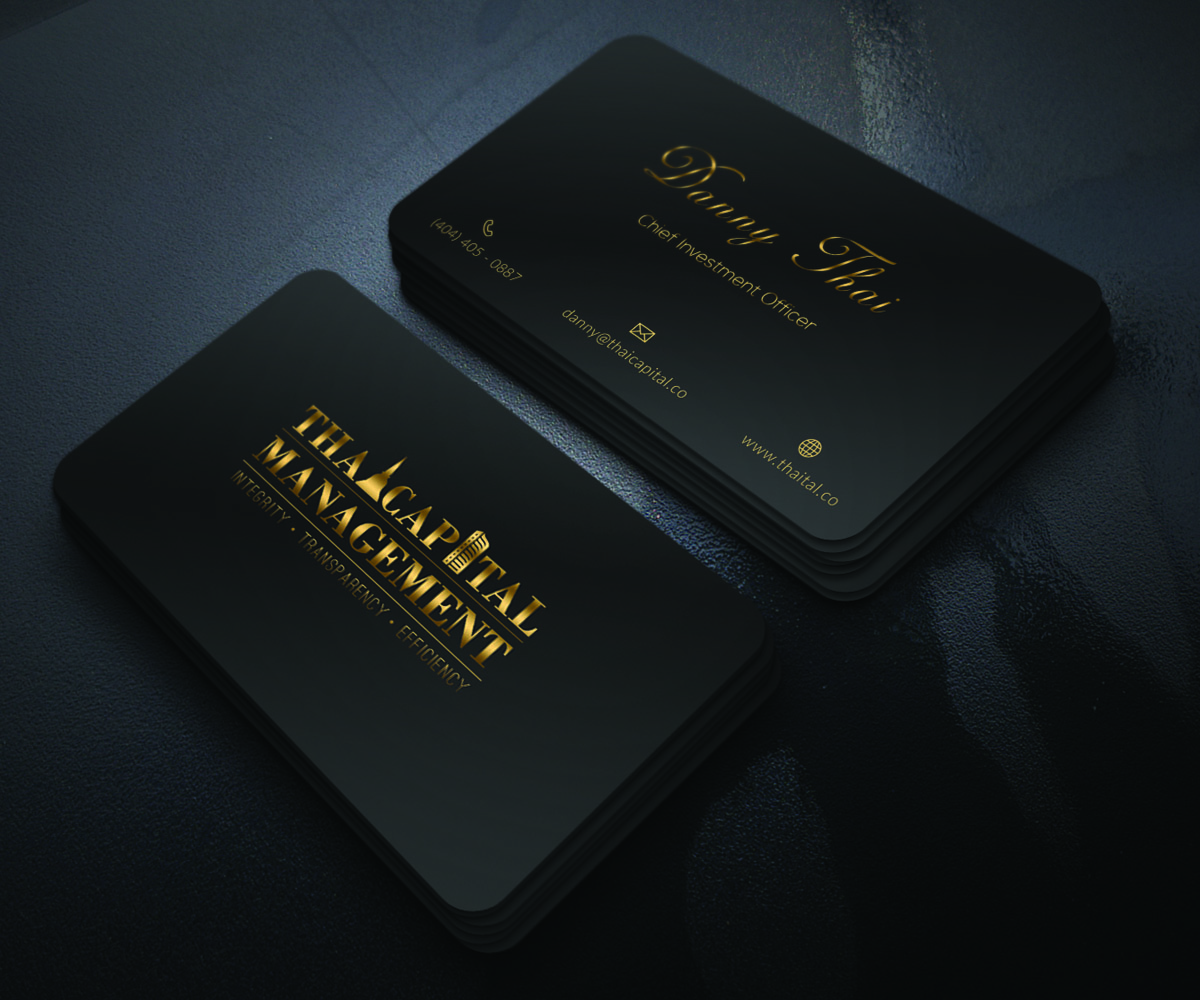 Business Card Design by Graphic Flame for Thai Capital Management | Design #12456360