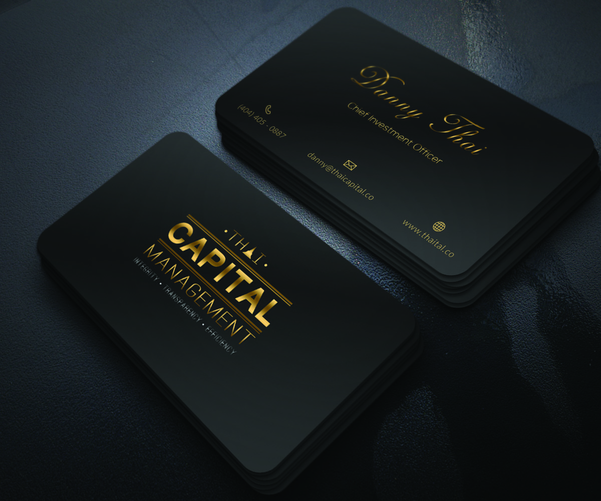 Business Card Design by Graphic Flame for Thai Capital Management | Design #12456361