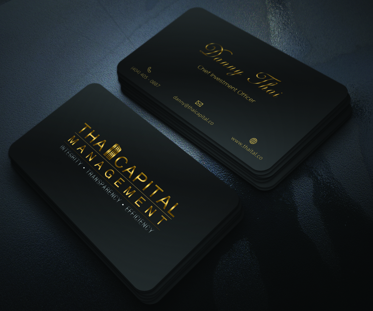 Business Card Design by Graphic Flame for Thai Capital Management | Design #12456362