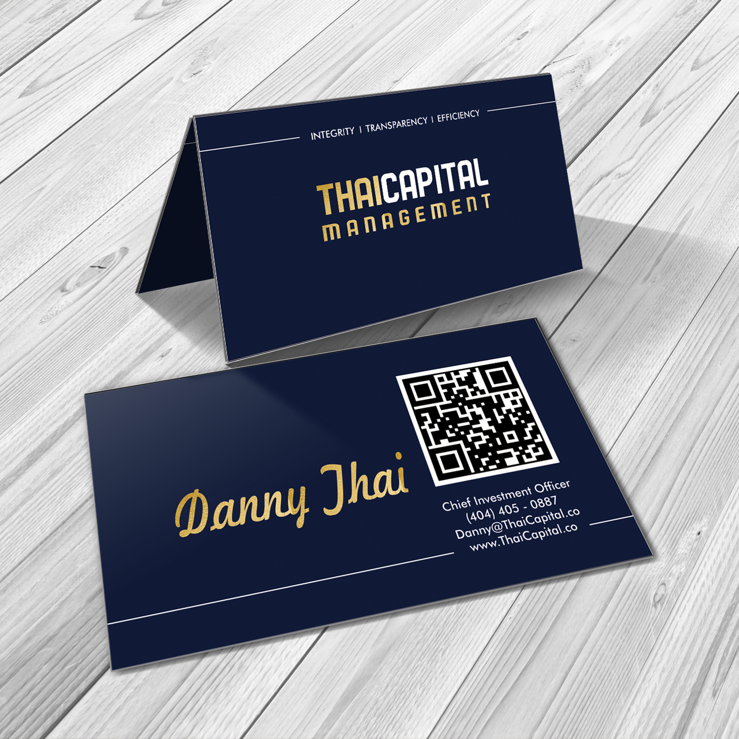 Business Card Design by design.focus for Thai Capital Management | Design #12438344