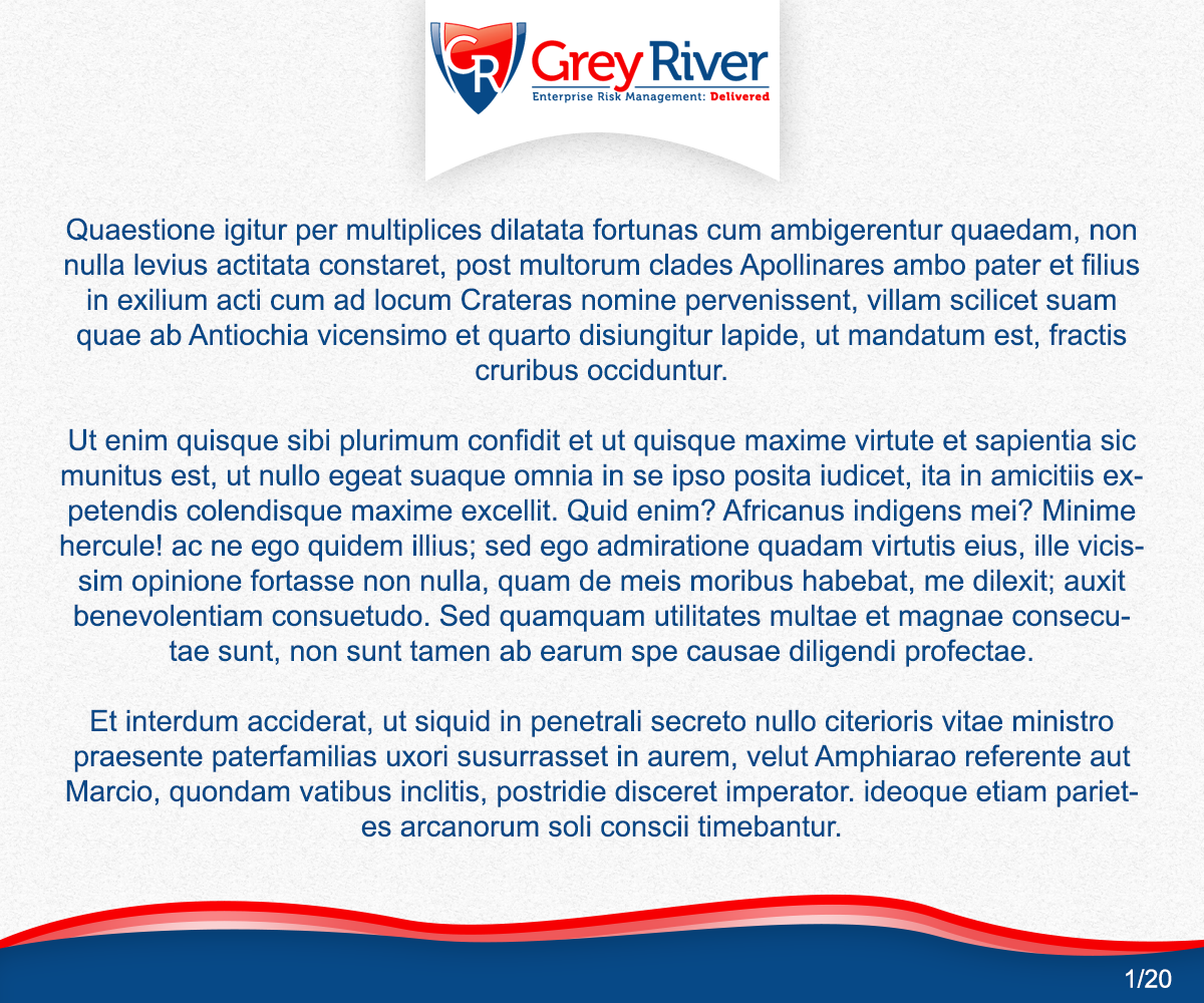 Design de PowerPoint par Attaf Othman pour Grey River LLC | Design #2399703