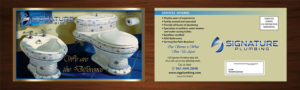 Postcard Design by Venus L. Penaflor for Signature Plumbing. Inc | Design #12434189