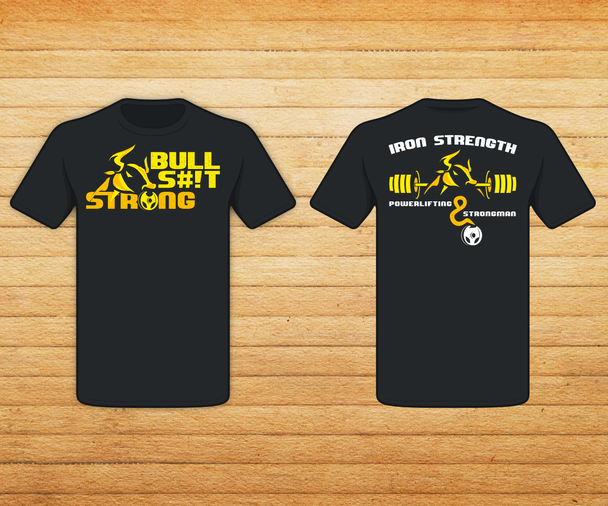 Design de T-shirt par nreimer pour Iron Strength Power & Performance | Design #12414885