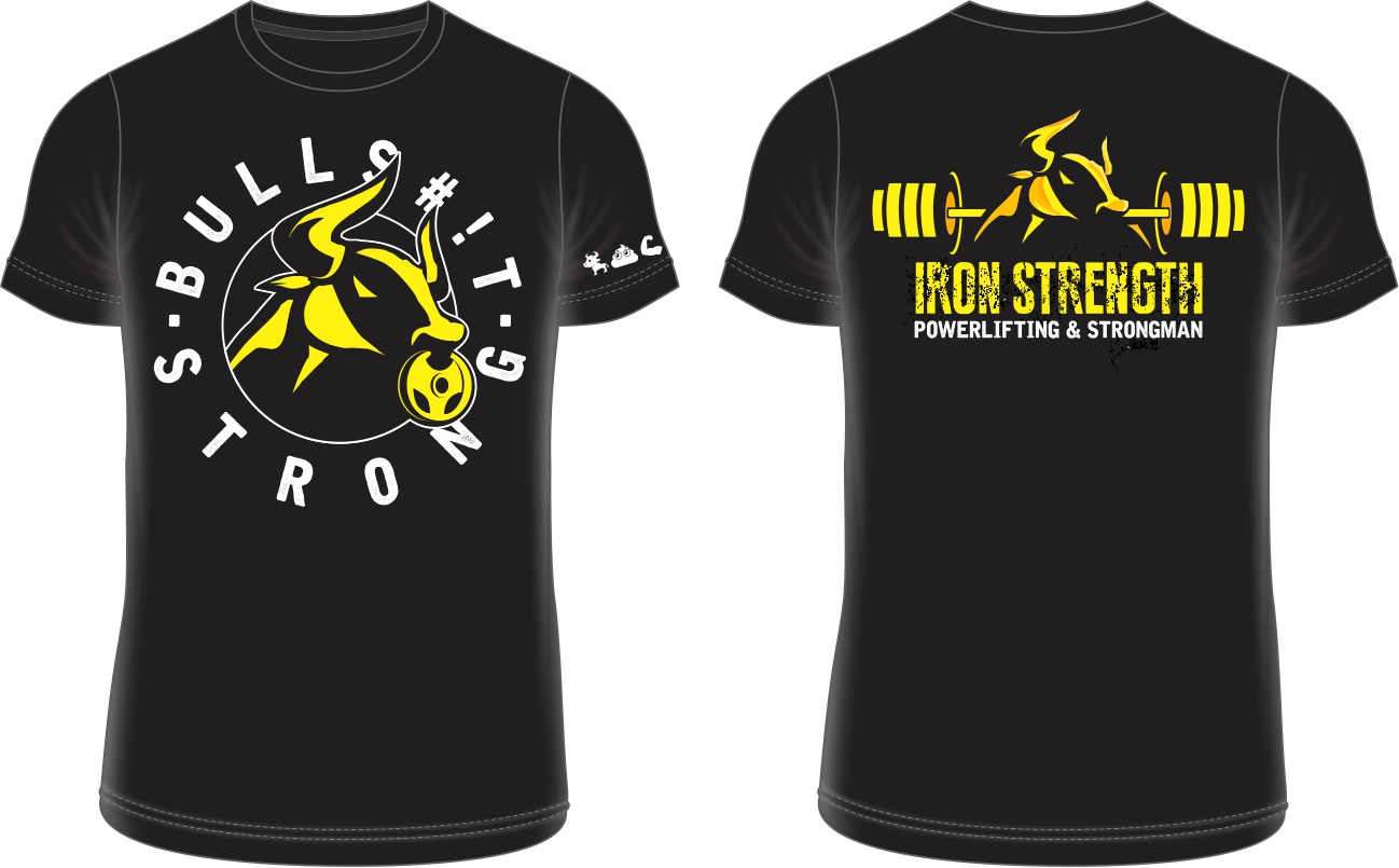 Diseño de Camiseta por thunderboy para Iron Strength Power & Performance | Diseño #12432218