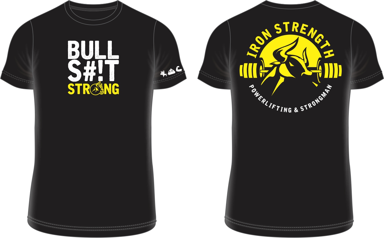 Diseño de Camiseta por thunderboy para Iron Strength Power & Performance | Diseño #12508377