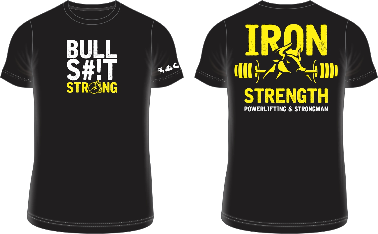 Diseño de Camiseta por thunderboy para Iron Strength Power & Performance | Diseño #12508378