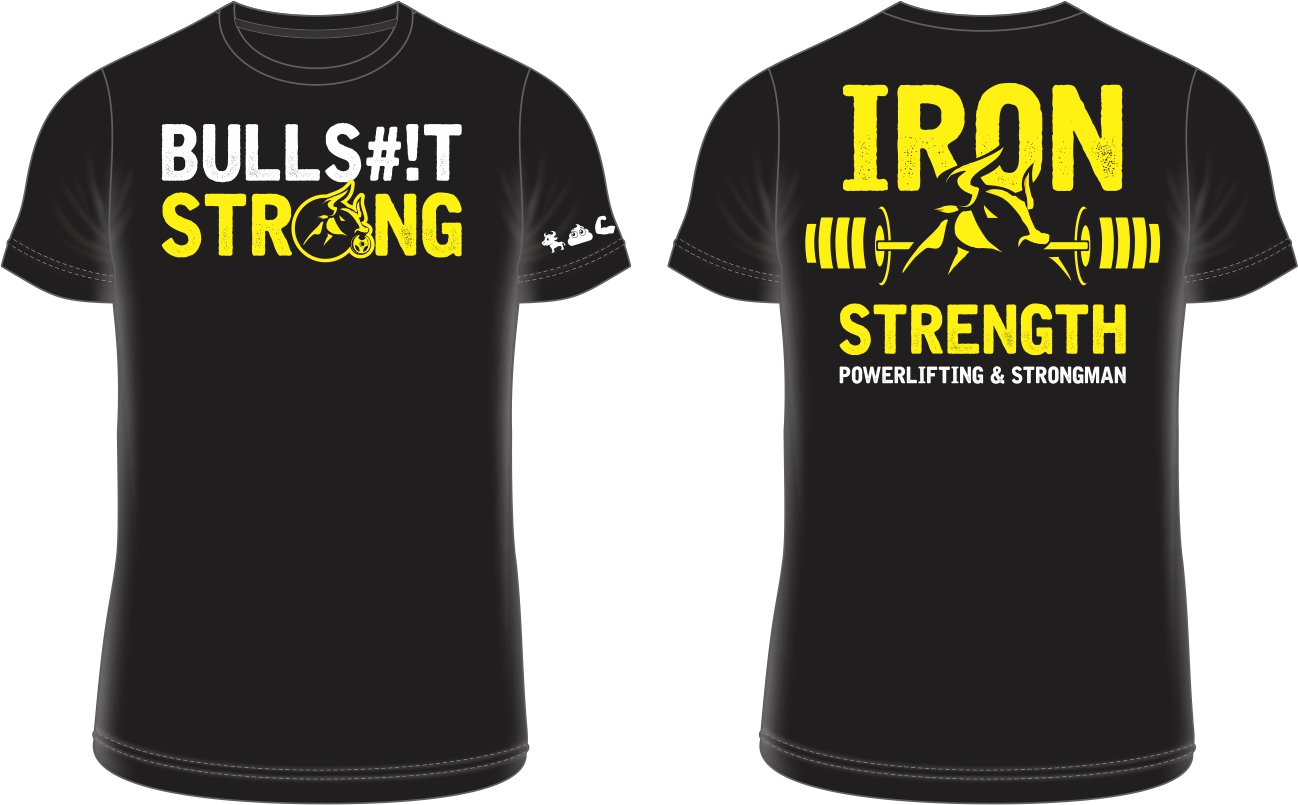 T-Shirt-Design von thunderboy für Iron Strength Power & Performance | Design #12508413