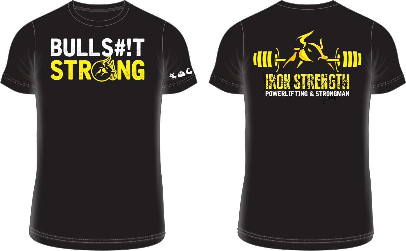 Diseño de Camiseta por thunderboy para Iron Strength Power & Performance | Diseño #12508414