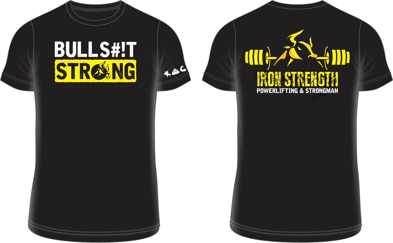 Diseño de Camiseta por thunderboy para Iron Strength Power & Performance | Diseño #12508436