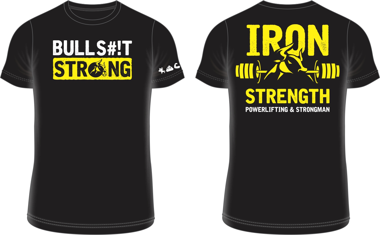 T-Shirt-Design von thunderboy für Iron Strength Power & Performance | Design #12508437