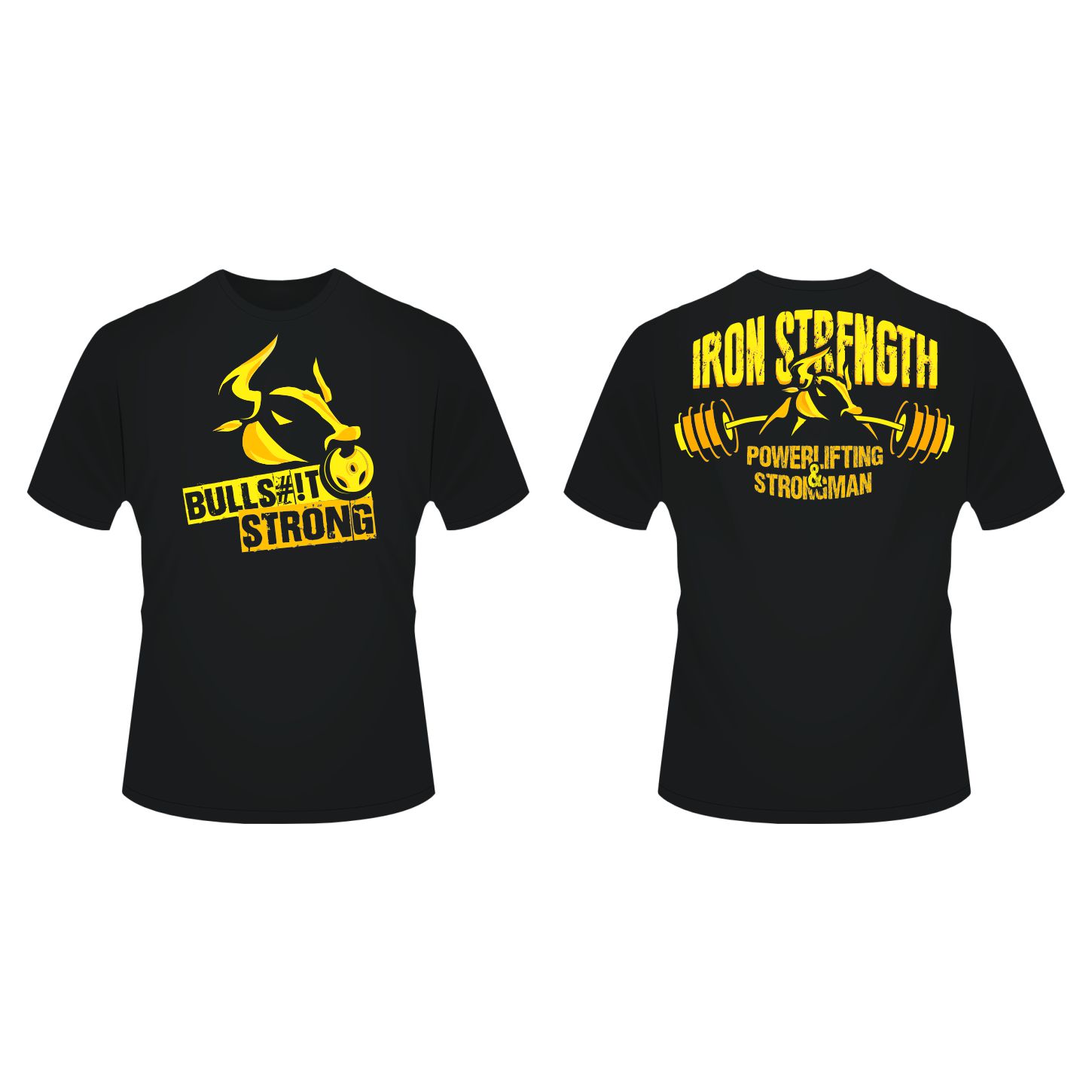 Diseño de Camiseta por FlorinMH para Iron Strength Power & Performance | Diseño #12404009